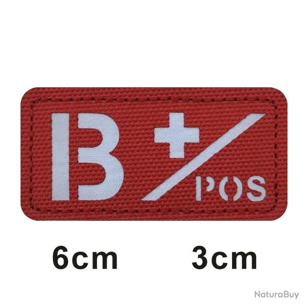 Patch 3D groupe sanguin A+B+O+AB+ FCMAS - 692