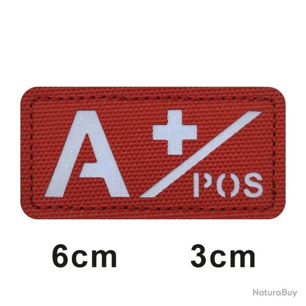 Patch 3D groupe sanguin A+B+O+AB+ FCMAS - 690