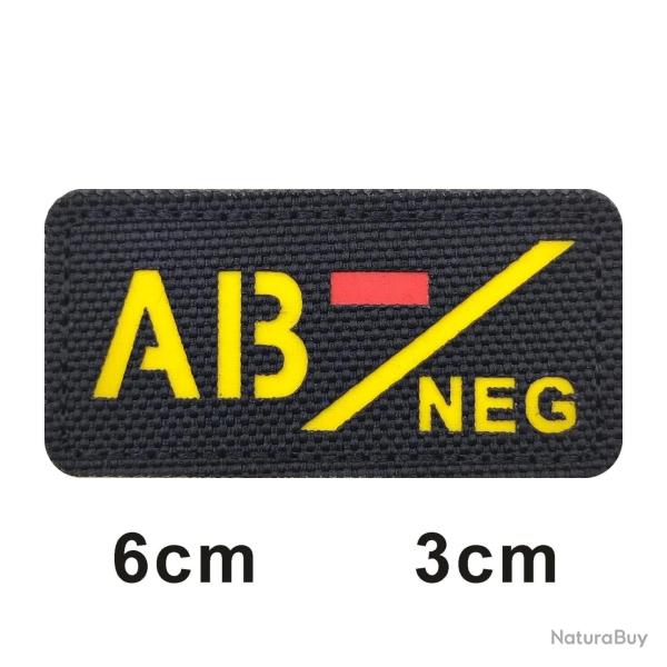 Patch 3D groupe sanguin A+B+O+AB+ FCMAS - 713