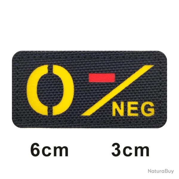 Patch 3D groupe sanguin A+B+O+AB+ FCMAS - 711