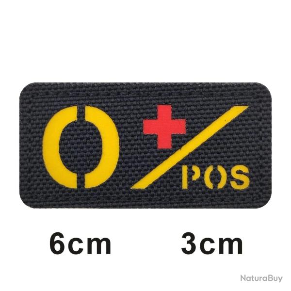 Patch 3D groupe sanguin A+B+O+AB+ FCMAS - 710