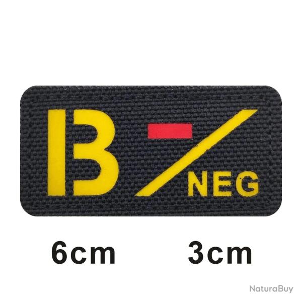 Patch 3D groupe sanguin A+B+O+AB+ FCMAS - 709