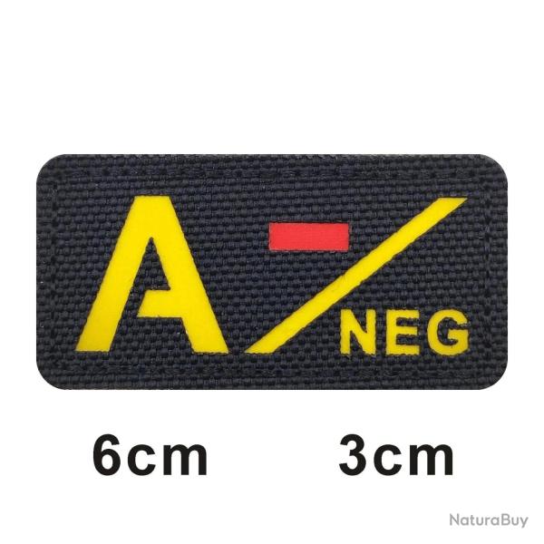 Patch 3D groupe sanguin A+B+O+AB+ FCMAS - 707
