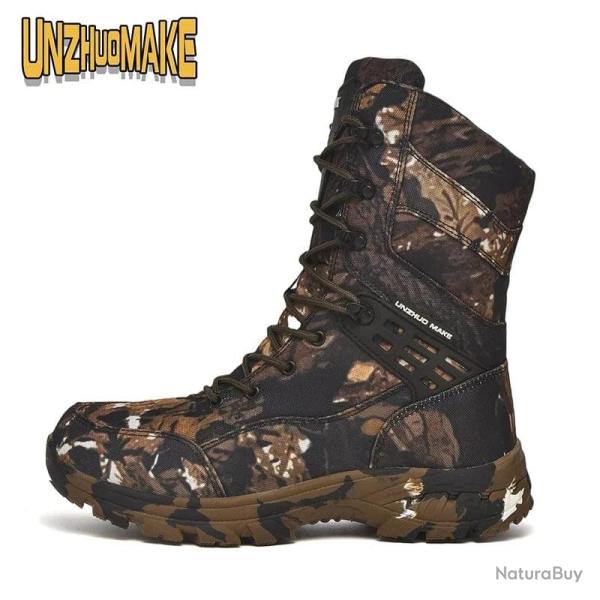 Men's Camouflage Tactical Boots Desert Waterproof Work Safety Shoes Mountaineering Shoes Ankle Boots