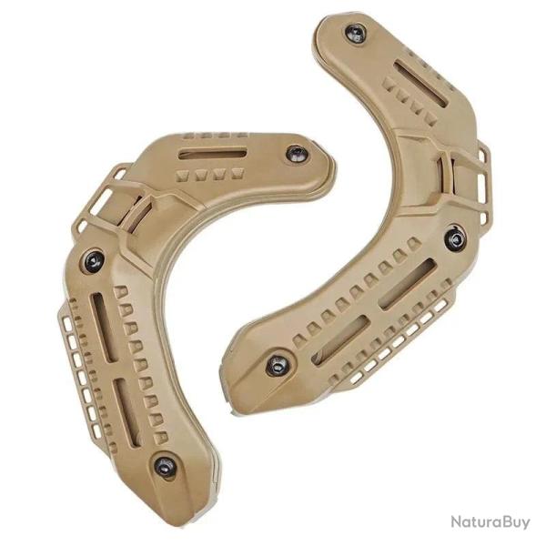 Rail latral pour casque Fast MK TACWAR - Marron