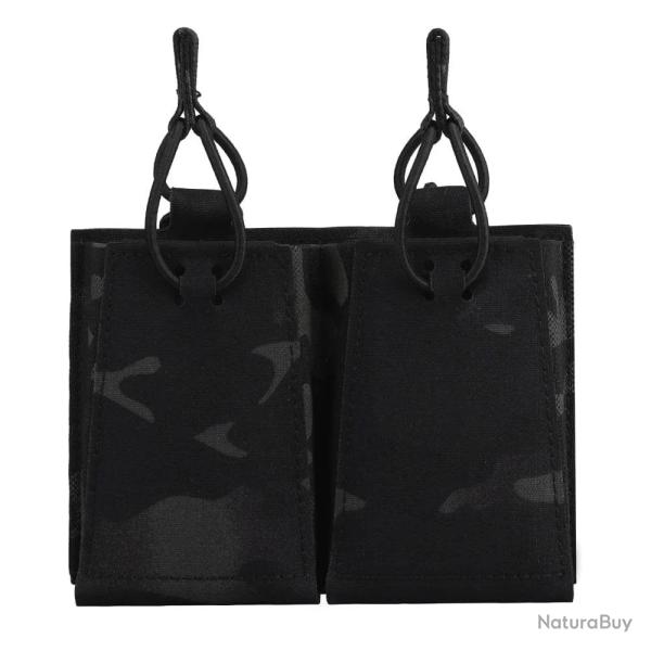 Pochette chargeur double 5,56 AR 500D GBRS - Multicam noir
