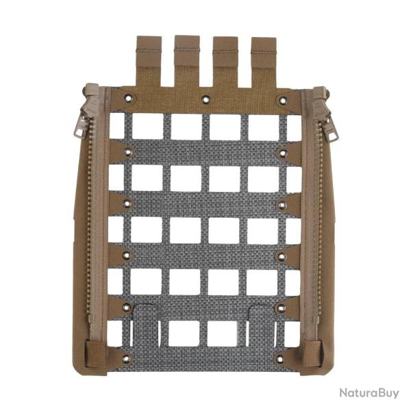 Support panneau arrire Molle gilet tactique FCPC V5 - Marron