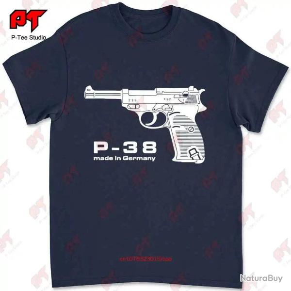 Walther P38 T-shirt Q7KZ - Navy blue / S