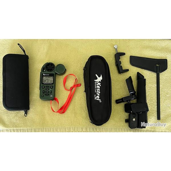 KESTREL 5700 Elite avec Applied Ballistics & LINK, avec support machoire et tripod
