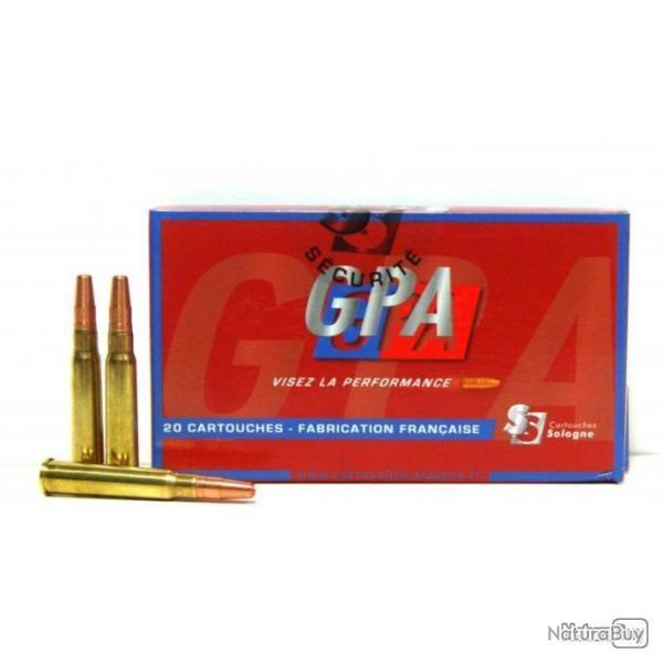 Munitions SOLOGNE calibre 9.3x64 238gr - 15.4g x20