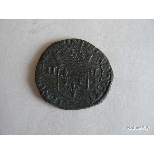 (2) monnaie quart d'�cu argent Henri III 1589