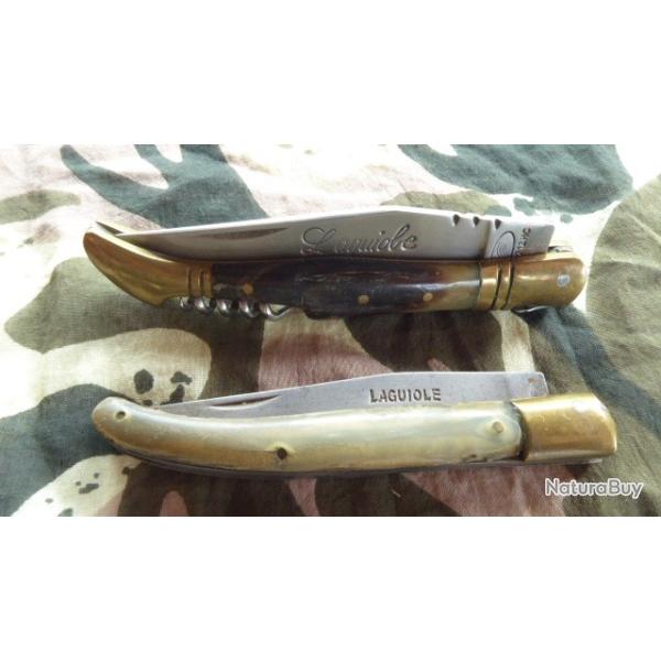 2 COUTEAUX LAGUIOLE