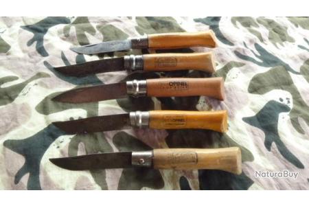 Lot De 8 Anciens Couteaux, Vintage, Pour Collection Ou Cuisine