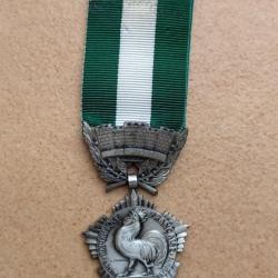 MEDAILLE D'HONNEUR REGIONAL DEPARTEMENTAL  COMMUNAL ATTRIBUEE DATEE 1991