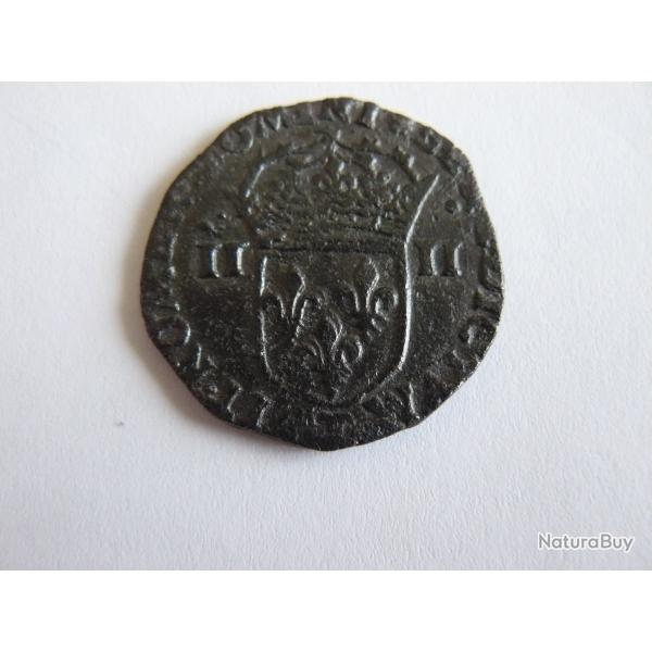 (5) monnaie quart d'�cu argent Henri III 1593