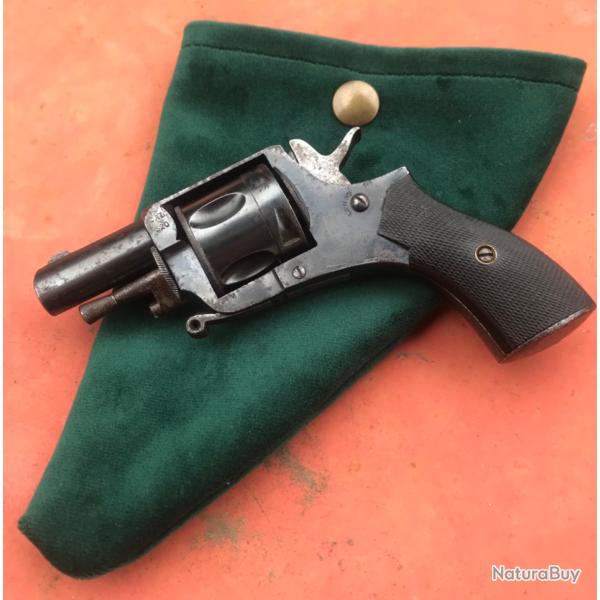 Housse holster tuis velour vert pour revolver  320 Bulldog et petites armes