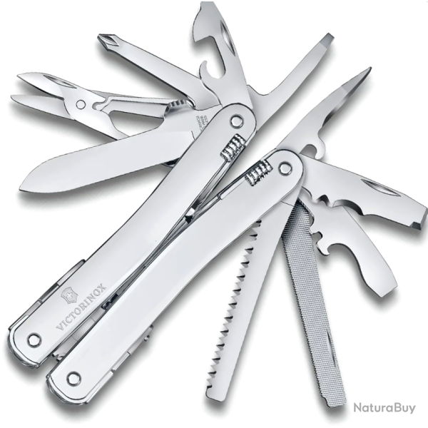 Victorinox 3.0224.MN  Swiss Tool Spirit MX, Argent, Dans Un �tui-Ceinture En Nylon