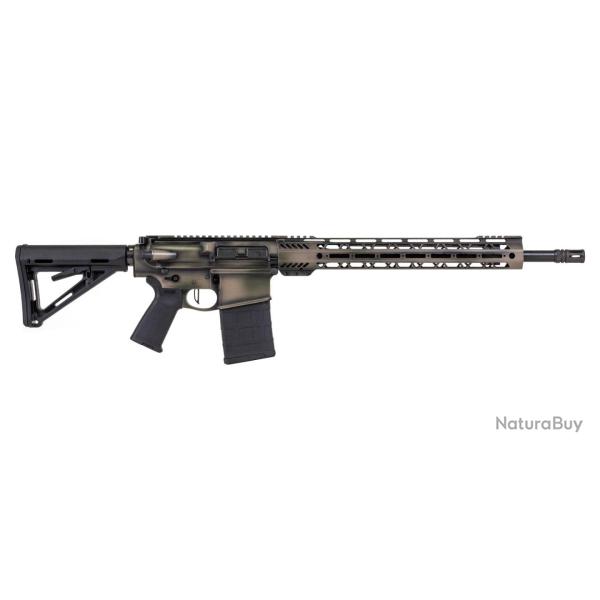 Carabine PSA Custom PA-10 GEN3 .308WIN 18" Rifle-Length 15" Mlok Rifle W/ Flatbow FCG, Worn Desert M