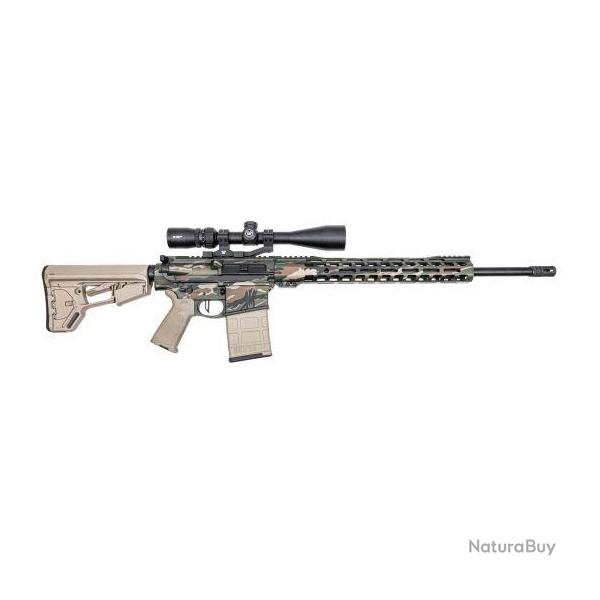 Carabine PSAC Gen3 PA10 20" Rifle length .308 WIN 1/10 Nitride 15" LtWt MLok Rifle - Tiger Stripe Ca