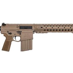 Carabine PSA Sabre-10 Billet 16" .308 Rifle with K1 Handguard, B5 Coyote Stock and B5 Grip - FDE