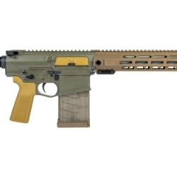Carabine PSA Sabre-10A1 Billet 14.5" 6.5 Creedmoor Mid-Length Dead Air Keymo Mount Rifle - Moss Gree