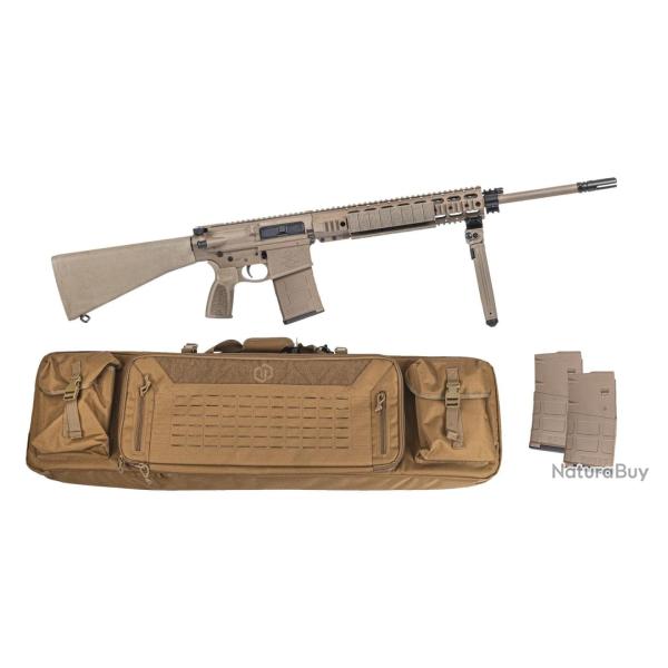 Carabine PSA Sabre AR-10 Rifle Forged 20" 6.5 Creedmoor w/ 12.5" Quad Rail, A1 Stock, Magpul Bi-Pod,
