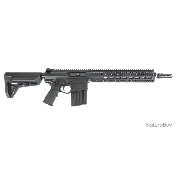 Carabine PSA Sabre AR-10 Rifle Billet 13.7" .308 Mid-Length 12.5" Quad Rail w/ Magpul SL-S Furniture