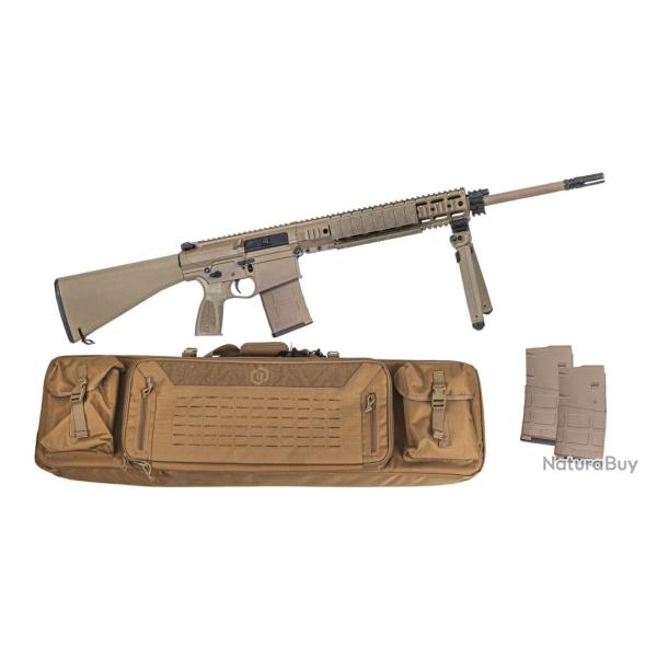 Carabine PSA Sabre AR-10 Rifle Billet 20" 6.5 Creedmoor w/ 12.5" Quad Rail, A1 Stock, Magpul Bi-Pod,