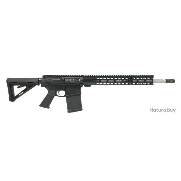 Carabine PSA Gen3 PA10 18" Mid-Length .308 WIN 1/10 Stainless Steel 15" Lightweight M-Lok MOE EPT Ri