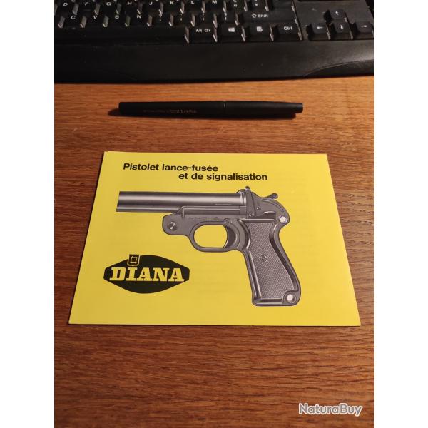 Notice publicit catalogue Diana  Pistolet lance fuse et signalisation