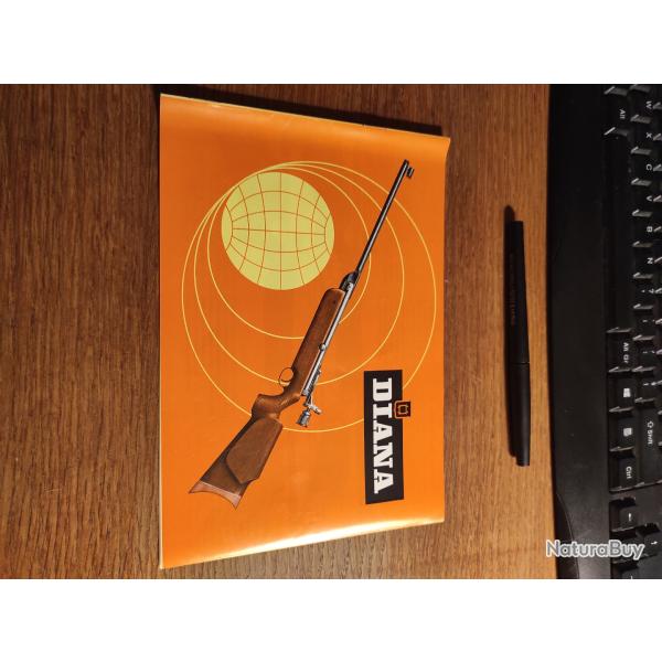 Notice publicit catalogue Diana  Carabine et Pistolet