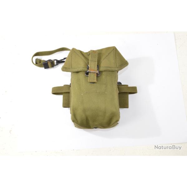 Porte chargeur toile pour fusil US M14. Surplus collection �tui musette cartouchi�re pouch tir tar A