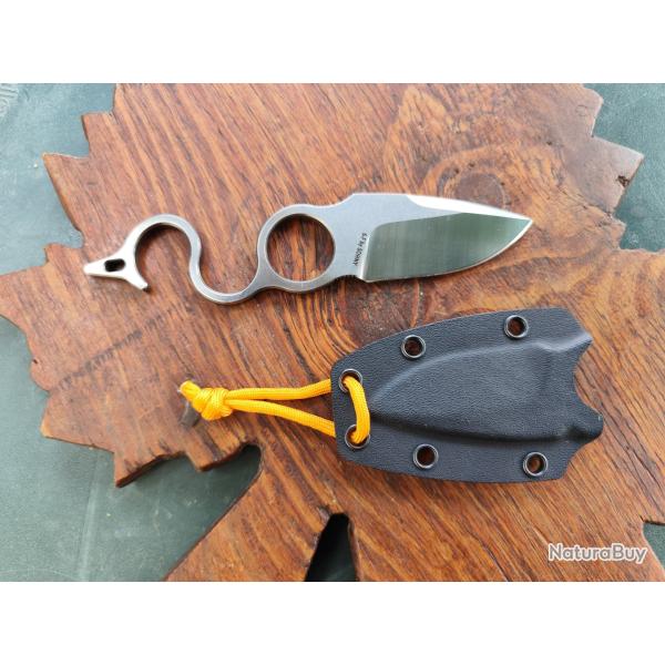 Couteau EDC Amare Knives 6.F "Sixth Finger" . Real steel.