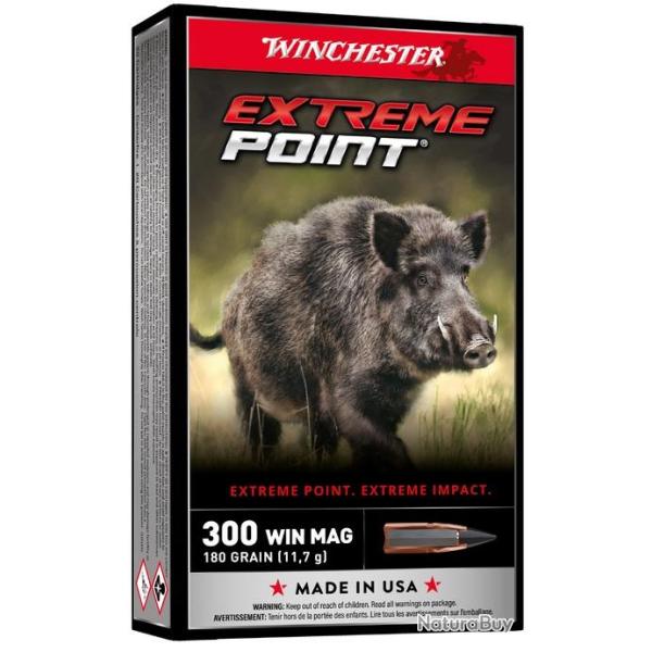 WINCHESTER cal.300 Win Mag Extreme Point 180 grains - 11.7 grammes /20