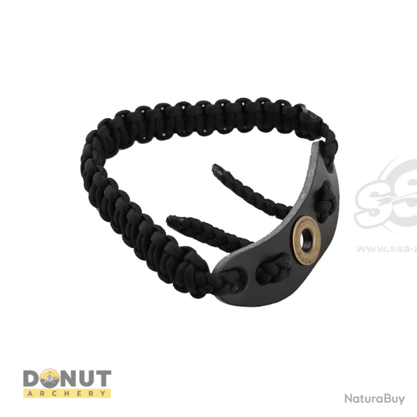 Dragonne Tir � l'Arc Easton Deluxe Paracord Diamond - Noir