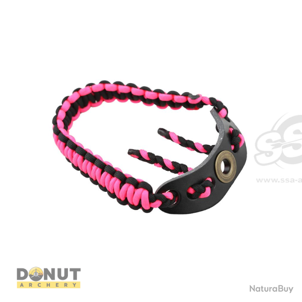 Dragonne Tir � l'Arc Easton Deluxe Paracord Diamond - Rose