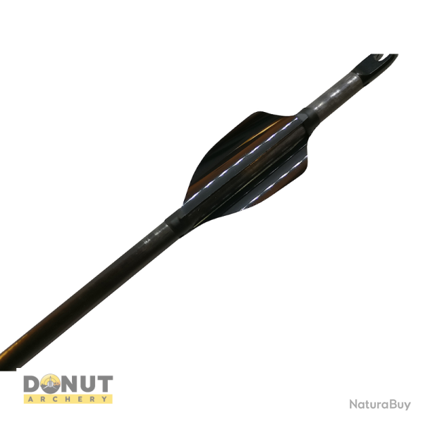 Plumes de fl�che Xs Wings 40mm - Noir / Gaucher