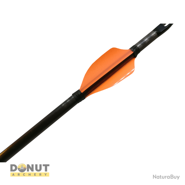 Plumes de fl�che Xs Wings 40mm - Orange Fluo / Droitier