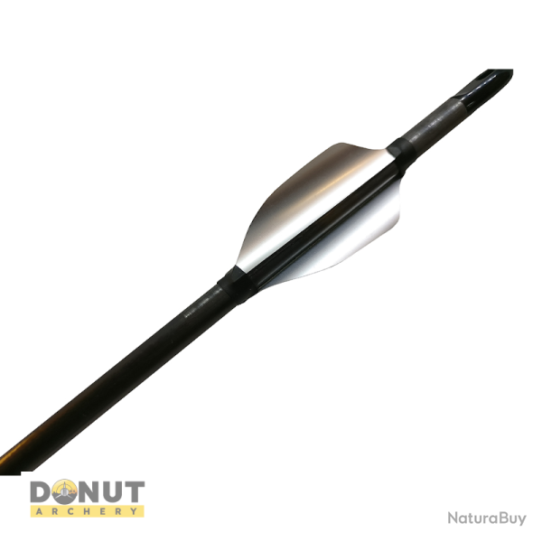 Plumes de fl�che Xs Wings 40mm - Argent / Droitier
