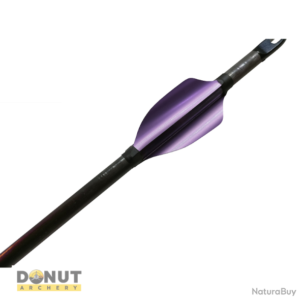 Plumes de fl�che Xs Wings 40mm - Violet Metallique / Droitier