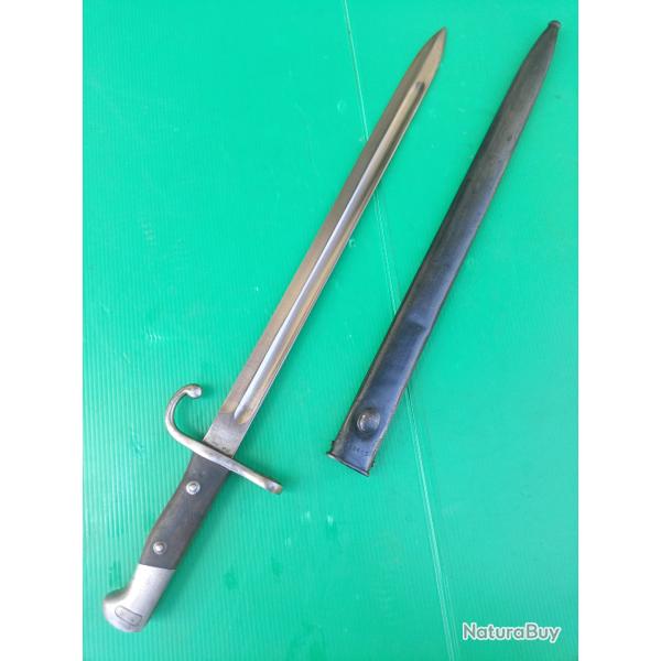 BAIONNETTE WEYERSBERG KIRSCHBAUM & Co  SOLINGEN .  MODELO ARGENTINO 1909 . PARFAIT ETAT .