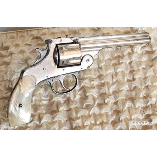 Joli Harrington & Richardson AutoEjecting Topbreak  Calib.38sw 5 Coups Canon Long