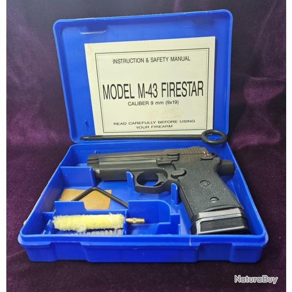 PISTOLET STAR, M43 FIRESTAR, Espagne, Cal. 9x19, Cat�gorie B