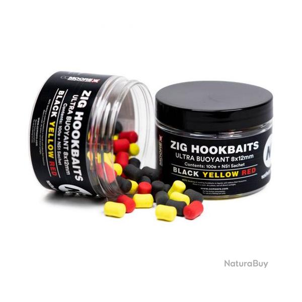 Zig Hookbait CC Moore NS1 8x12mm (par 100)