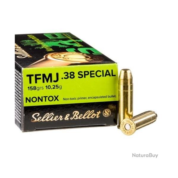 Sellier & Bellot 38 Sp�cial TFMJ NONTOX 158 grs (x50)