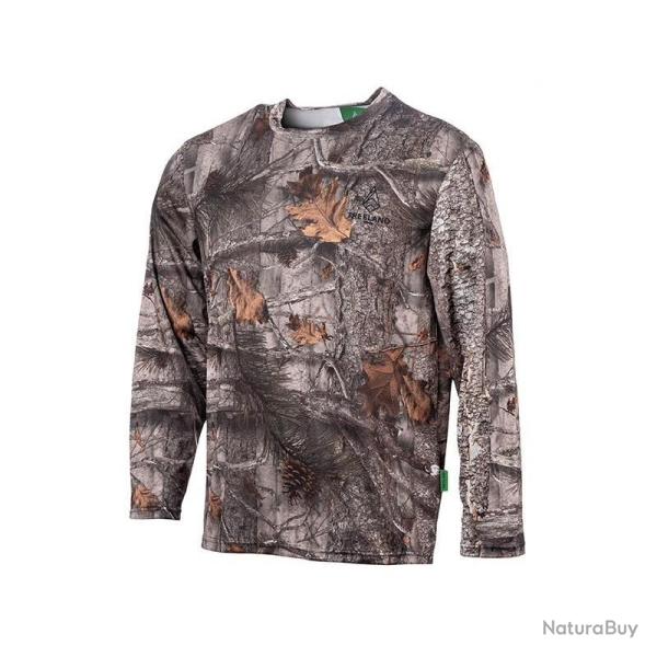 TREELAND T SHIRT MANCHES LONGUES CAMO FOREST