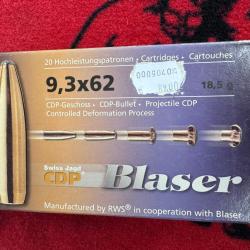 Blaser CDP 9,3x62 277 grs (x20)