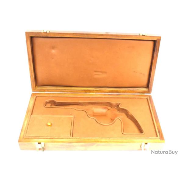 COFFRET EN BOIS POUR REVOLVER COLT 1894 - 1895 - 1901