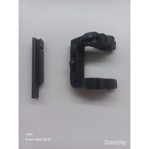 Support � lunette mauser seconde guerre mondiale. Le rail se place sur le c�t� comme sur les photos