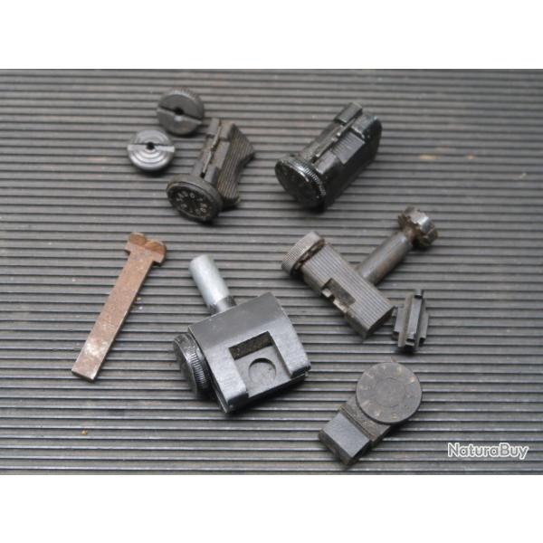 Lot de hausses pour armes diverses inconnues REF 31/2025